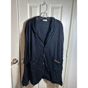 New Bode Men's MSZ Homme Navy Cardigan Front Pocket Size XXL Grandpacore